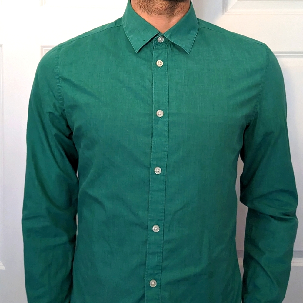 H&M Green Dress Shirt